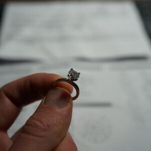 Diamond engagement ring